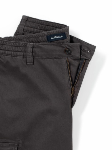8-Taschen-Cargo-Bermudas Asphalt