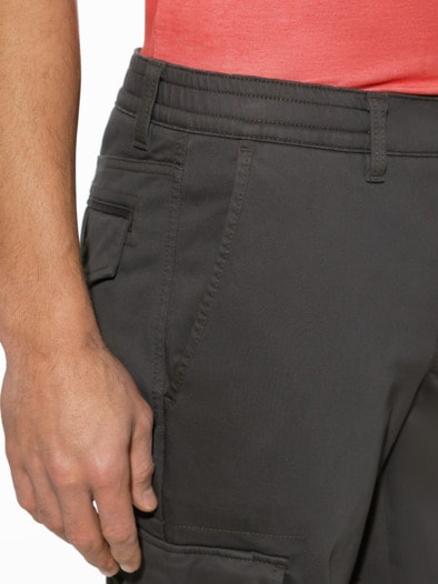 8-Taschen-Cargo-Bermudas Asphalt