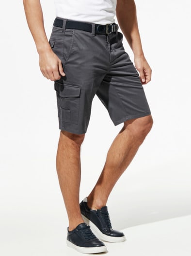 8-Taschen-Cargo-Bermudas Anthrazit