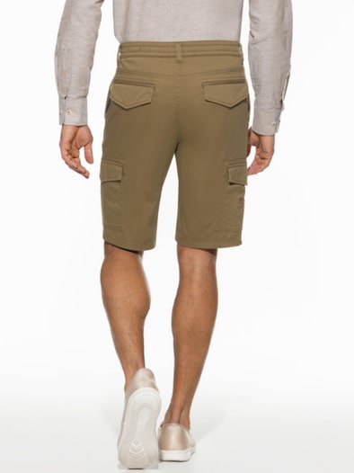 8-Taschen-Cargo-Bermudas Khaki