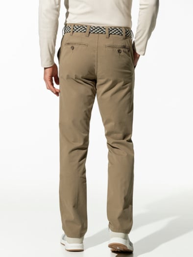Extraglatt-Stretchbund-Chino Camel