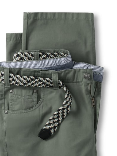 Extraglatt-Stretchbund Five Pocket Salbei