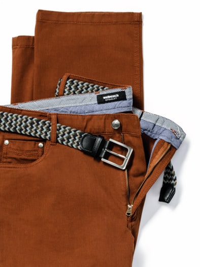 Extraglatt-Stretchbund Five Pocket Zimt