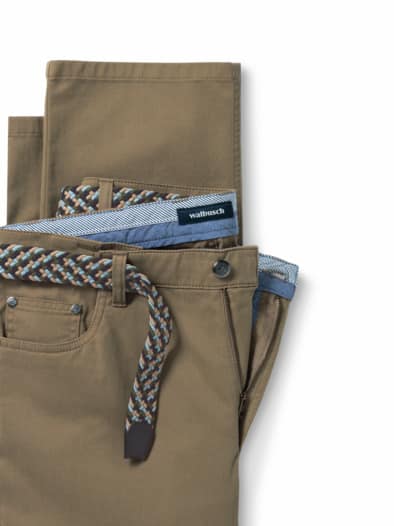 Extraglatt-Stretchbund Five Pocket Camel