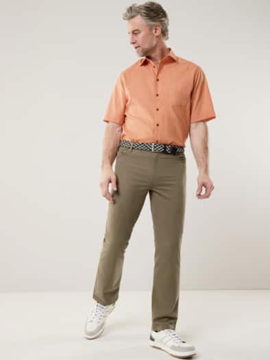 Extraglatt-Stretchbund Five Pocket Camel