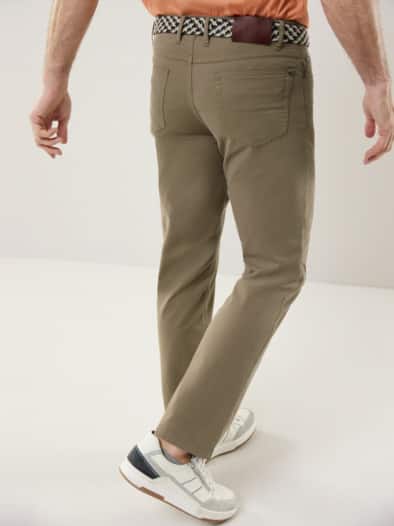 Extraglatt-Stretchbund Five Pocket Camel