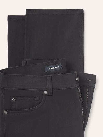 Wärmende Five Pocket Schwarz