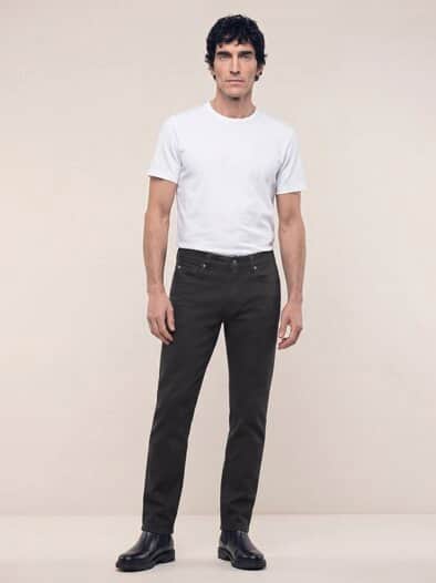 Wärmende Five Pocket Schwarz