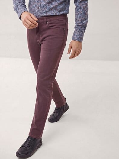 Wärmende Five Pocket Bordeaux