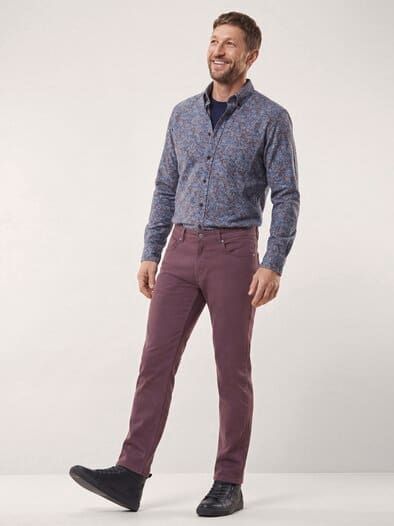 Wärmende Five Pocket Bordeaux