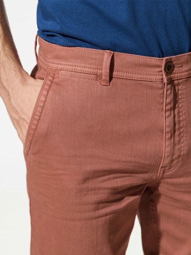 Sport-Chino Ziegelrot