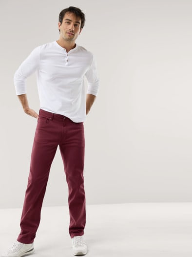 Ganzjahres Five-Pocket Bordeaux