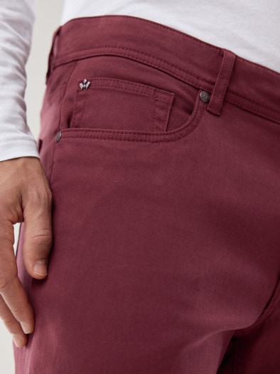 Ganzjahres Five-Pocket Bordeaux