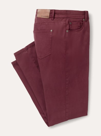 Ganzjahres Five-Pocket Bordeaux