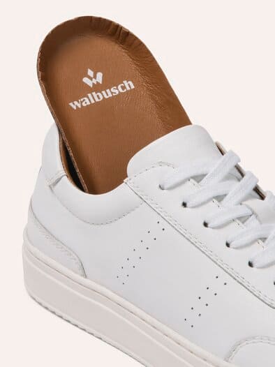 Classic-Tennis Sneaker Weiß