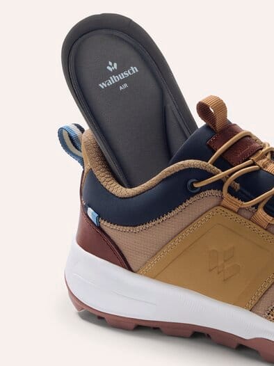 Materialmix Sneaker Mühelos Caramel