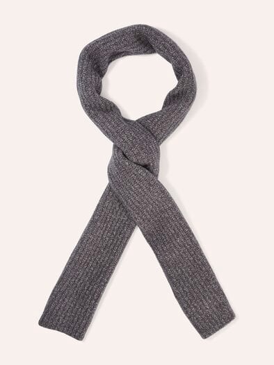 Boucle Wollschal Braun