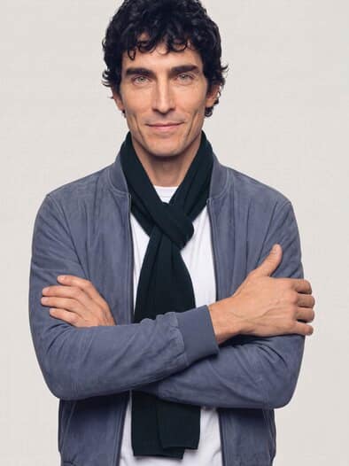 Cashmere Schal Navy