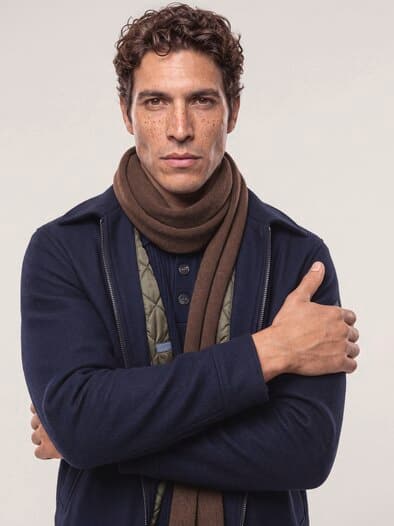 Cashmere Schal Braun