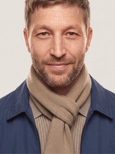Cashmere Schal Beige