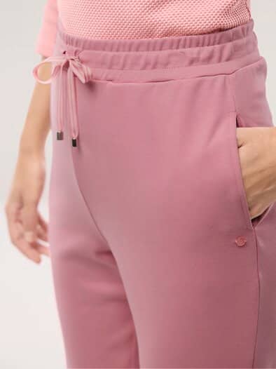 Baumwollstretch Hose Rosenholz