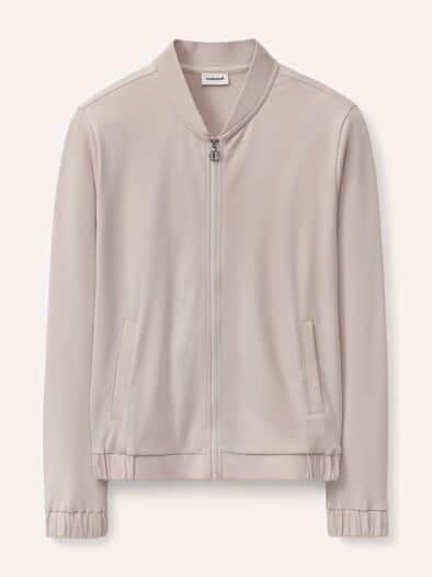 Baumollstretch Blouson Creme