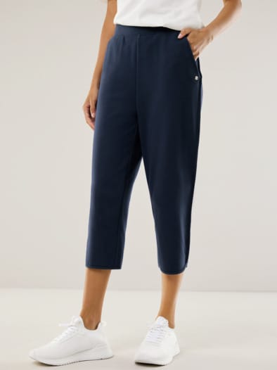 Baumwollstretch Caprihose