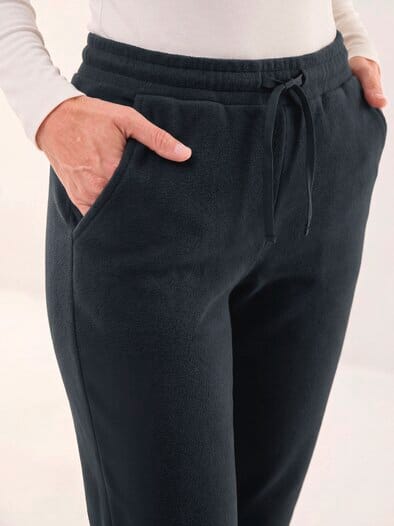 Freizeithose Thermo-Fleece Schwarz