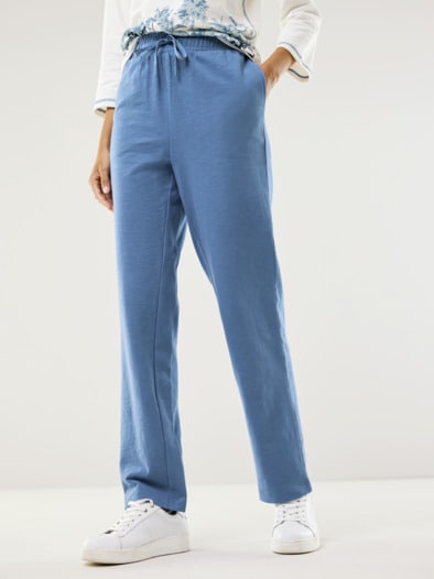 Freizeithose Leicht&Luftig Rauchblau