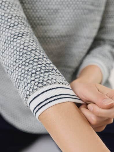 Struktur Jersey Sweatshirt Marine