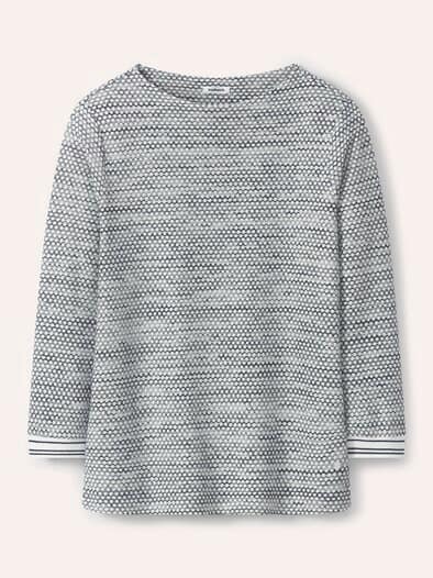 Struktur Jersey Sweatshirt Marine