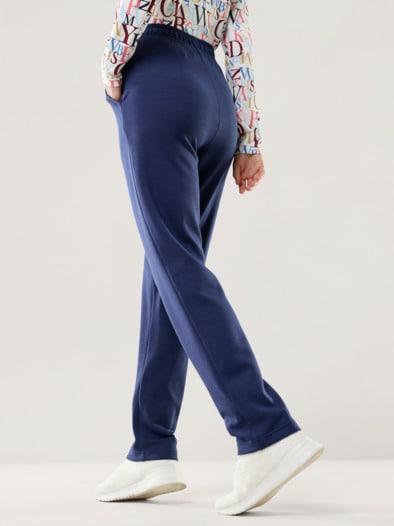 Jersey Hose Active Wool Marine