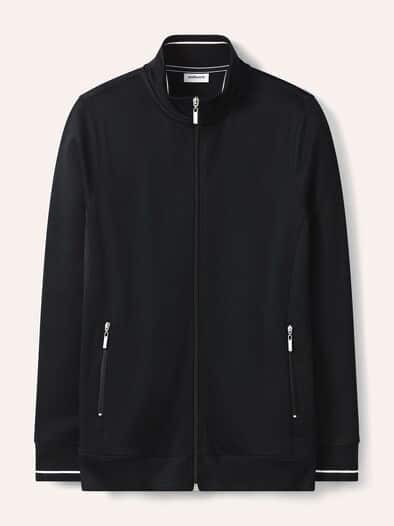 Extraglatt Freizeitjacke Schwarz