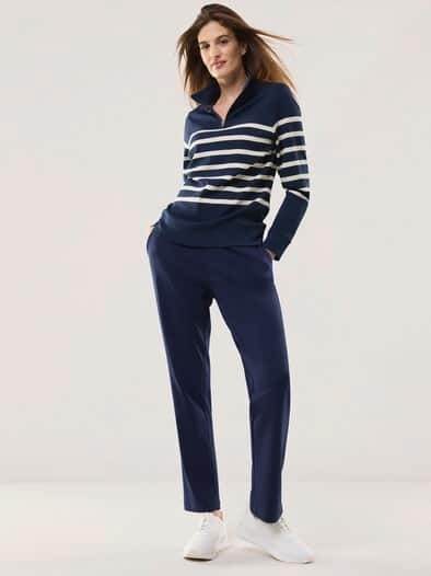 Baumwollstretch Troyer Marine