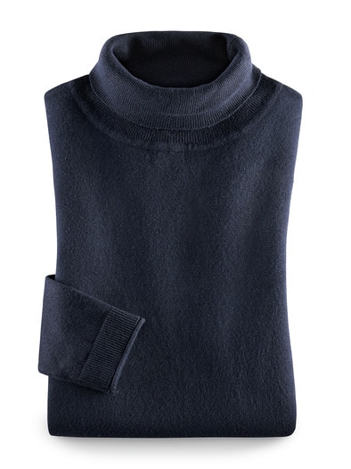 Viskose-Rolli Hautschmeichler Navy