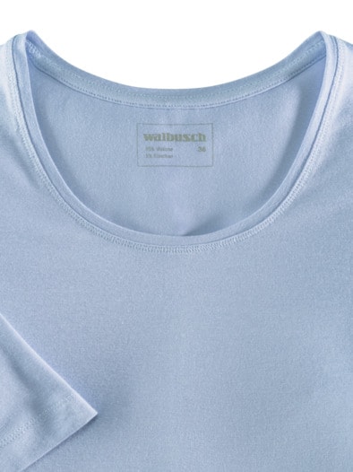 Viskose-Shirt Cashmere Blue