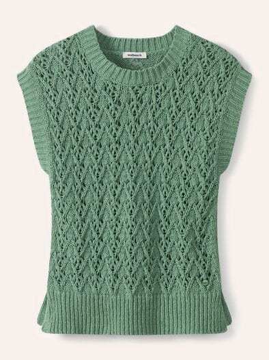 Pullunder mit Ajourmuster Basikikum