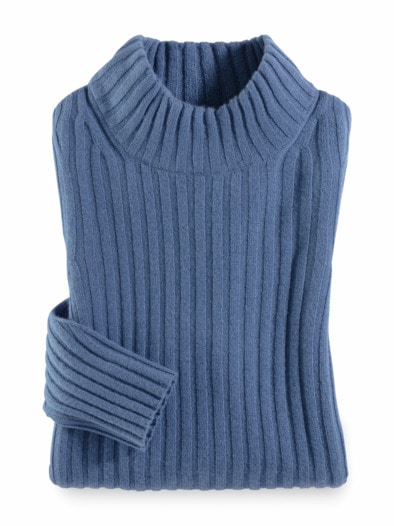 Cashmere Pullover Supersoft Rauchblau