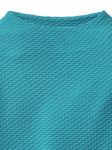 Struktur-Sweaty Feel Good Pfauenblau