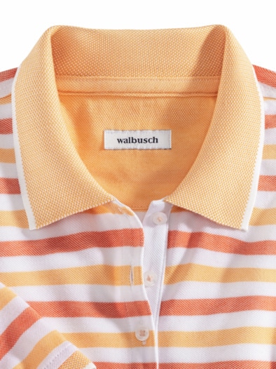Extraglatt Sommer-Polo Mirabelle/Sanddorn