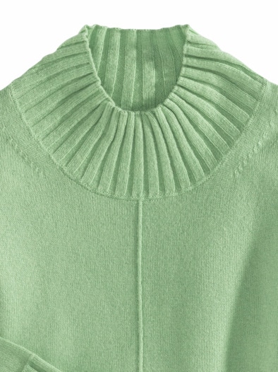Cashmere-Seide-Pullover Salbei