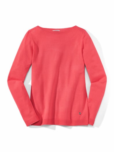 U-Boot-Pullover Hautschmeichler Koralle