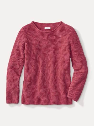 Baumwoll-Samt Pullover Siena