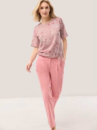 Blousonshirt Tropenwald Rosenholz