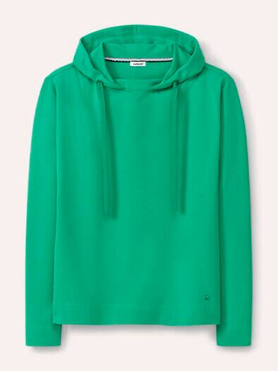 Sweatshirt mit Kapuze Kleegrün