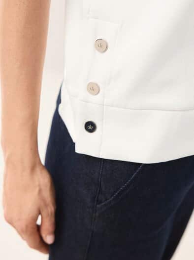 Troyer Pullunder Offwhite