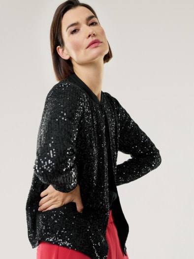 Jersey Jacke Celebration Schwarz