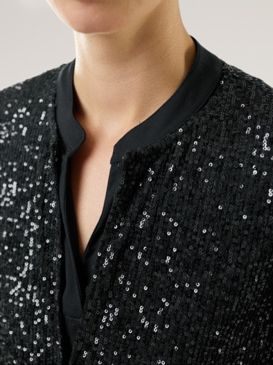 Jersey Jacke Celebration Schwarz
