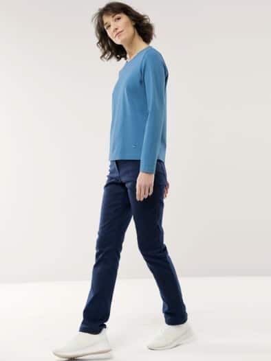 Thermoshirt Premium Horizontblau