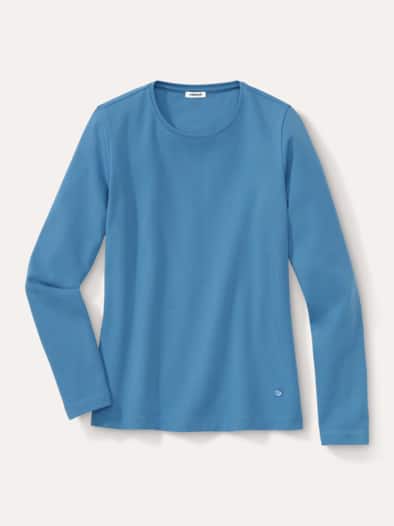 Thermoshirt Premium Horizontblau